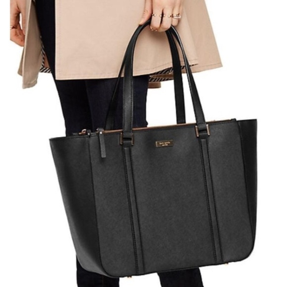 Kate Spade black NEWBURY LANE LODEN Tote